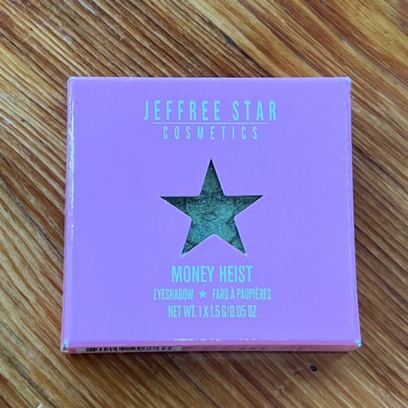 MONEY HEIST New in Box Jeffree Star Artistry Single Shadow‎ Pressed Pigment Gold - Picture 5 of 8